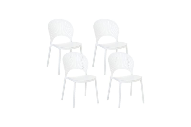 Casarano Matstol Utomhus - Vit - Utemöbler - Balkong - Balkongmöbler - Balkongstolar