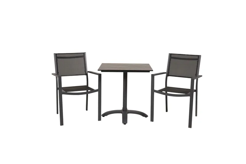 Colorado Cafégrupp + Copacabana 4 Utestolar, Svart