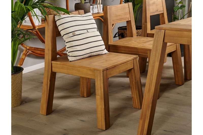 Coteto Matstol Utomhus - Ljusbrun - Utemöbler - Balkong - Balkongmöbler - Balkongstolar