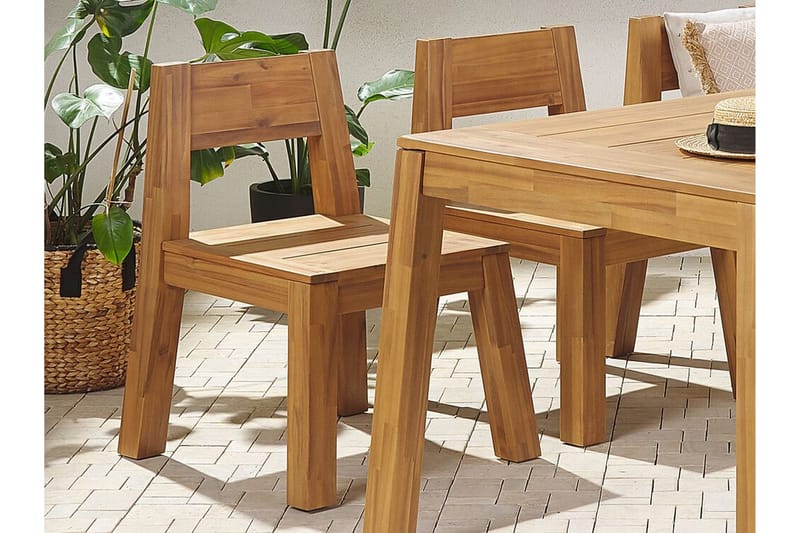 Coteto Matstol Utomhus - Ljusbrun - Utemöbler - Balkong - Balkongmöbler - Balkongstolar