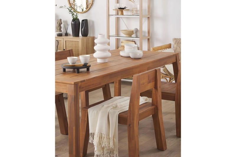 Coteto Matstol Utomhus - Ljusbrun - Utemöbler - Balkong - Balkongmöbler - Balkongstolar