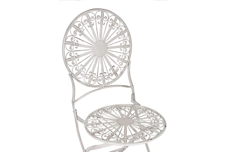 Dursley Matstol Utomhus - Vit - Utemöbler - Balkong - Balkongmöbler - Balkongstolar