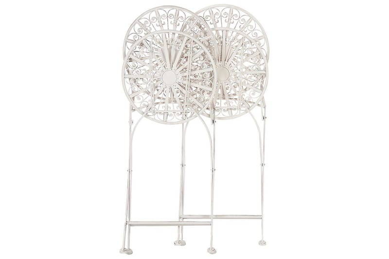 Dursley Matstol Utomhus - Vit - Utemöbler - Balkong - Balkongmöbler - Balkongstolar