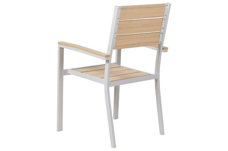 Edmundston Karmstol Utomhus - Beige/Vit - Utemöbler - Balkong - Balkongmöbler - Balkongstolar