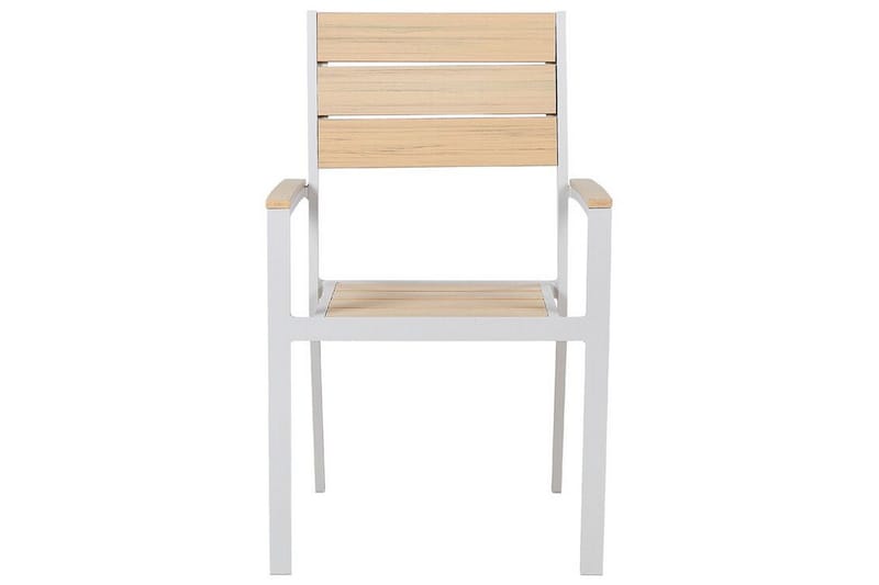 Edmundston Karmstol Utomhus - Beige/Vit - Utemöbler - Balkong - Balkongmöbler - Balkongstolar