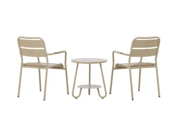Faro Balkonggrupp 2-sits - Beige - Utemöbler - Balkong - Balkongmöbler - Balkonggrupper