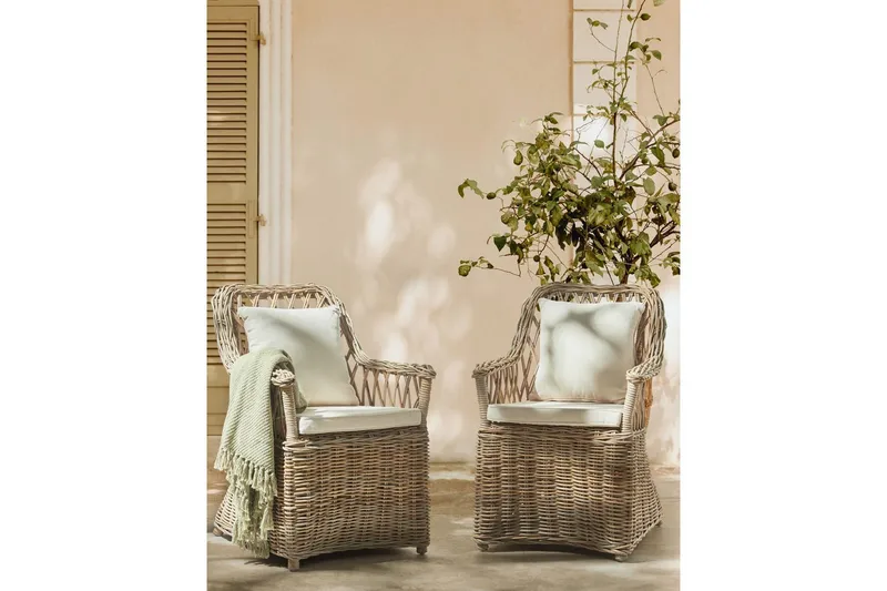 Fåtölj set om 2 Maros II - Utemöbler - Balkong - Balkongmöbler - Balkongstolar