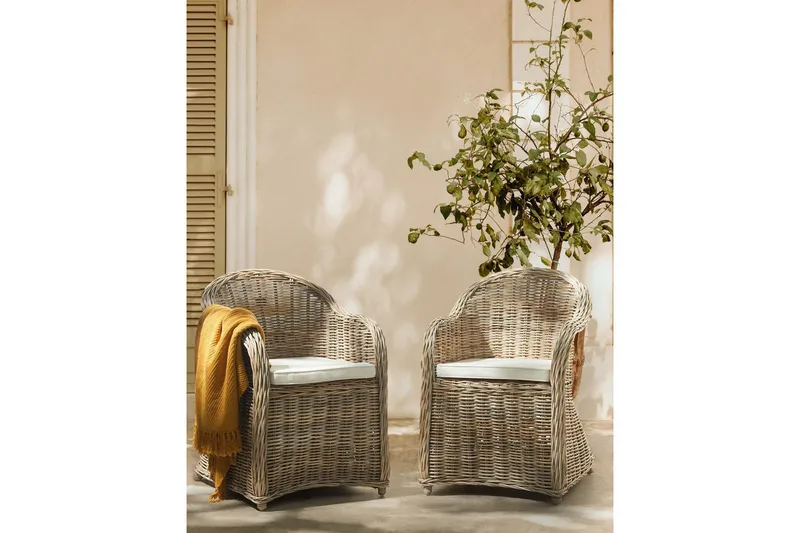 Fåtölj Susua Ii set om 2 - Utemöbler - Balkong - Balkongmöbler - Balkongstolar