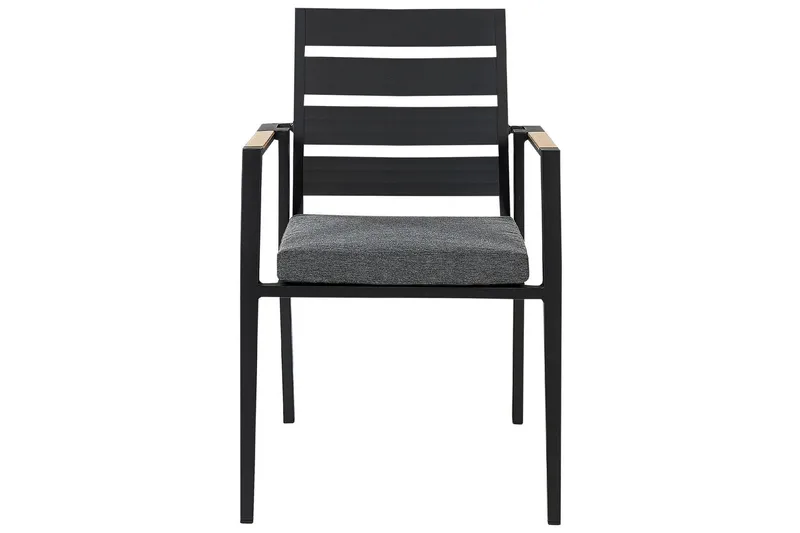 Fortify Karmstol Utomhus - Svart/Grå - Utemöbler - Balkong - Balkongmöbler - Balkongstolar