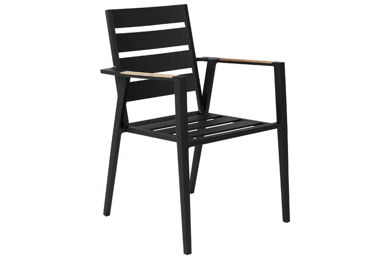 Fortify Karmstol Utomhus - Svart/Grå - Utemöbler - Balkong - Balkongmöbler - Balkongstolar