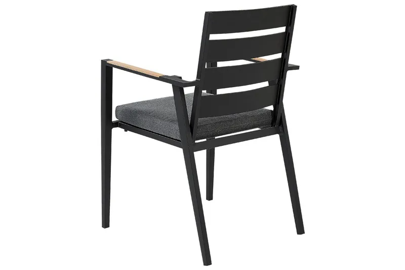 Fortify Karmstol Utomhus - Svart/Grå - Utemöbler - Balkong - Balkongmöbler - Balkongstolar