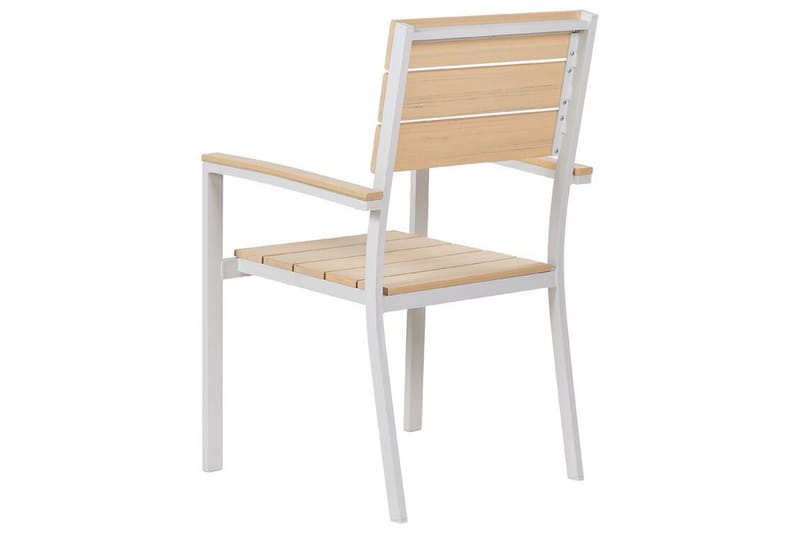GROSSETO Karmstol Utomhus Beige/Vit - Utemöbler - Balkong - Balkongmöbler - Balkongstolar