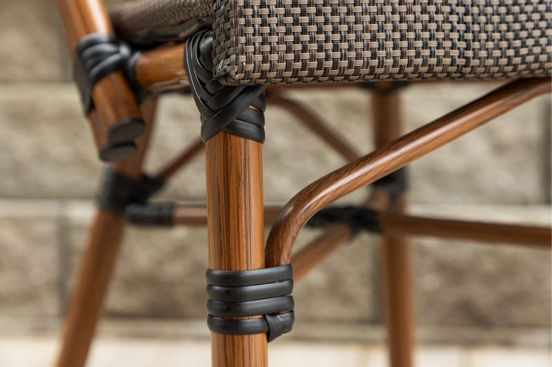 Guarda Matstol Utomhus 50 cm - Svart - Utemöbler - Balkong - Balkongmöbler - Balkongstolar