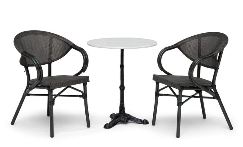Hillerstorp Äppelhed Caféstol - Skogsgrön - Utemöbler - Balkong - Balkongmöbler - Balkongstolar