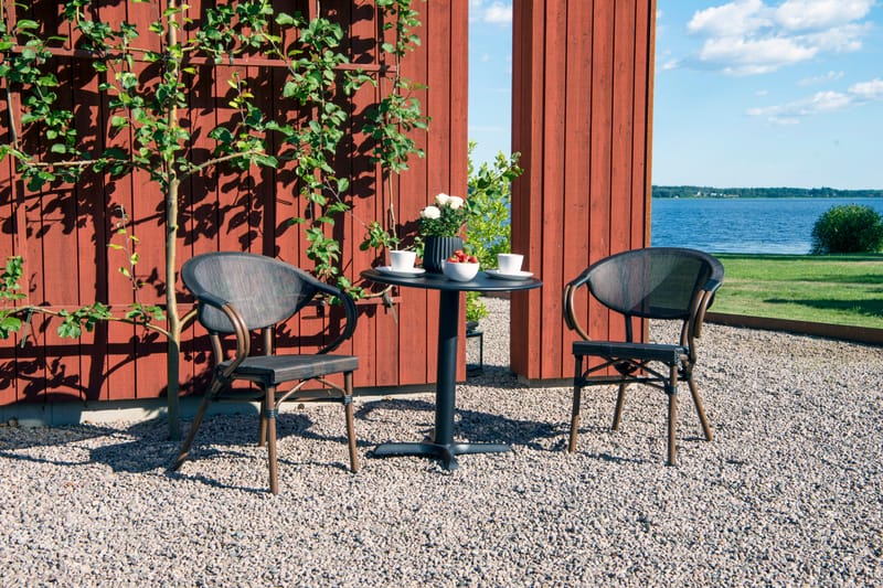 Hillerstorp Äppelhed Caféstol - Svart - Utemöbler - Balkong - Balkongmöbler - Balkongstolar