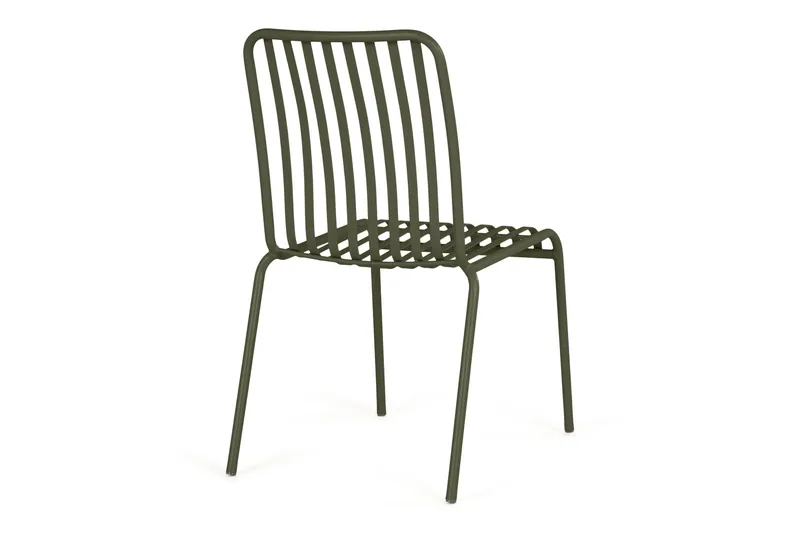 Jarva Matstol Utomhus i metall för balkong och uteplats - Grön - Utemöbler - Balkong - Balkongmöbler - Balkongstolar