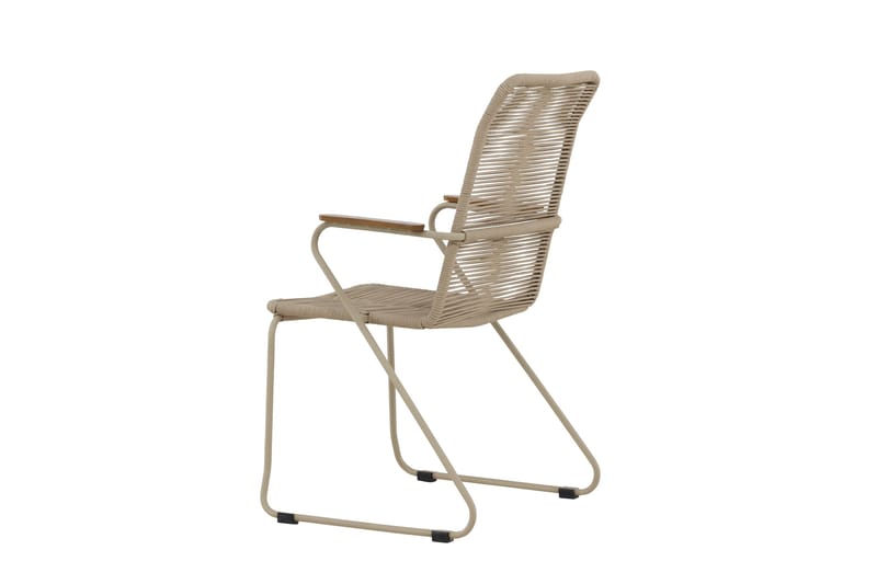 Karmstolar utomhus (med armstöd) Venture Home Bois Diningchair - Beige / Beige Rope FSC Mix Beige - Utemöbler - Balkong - Balkongmöbler - Balkongstolar