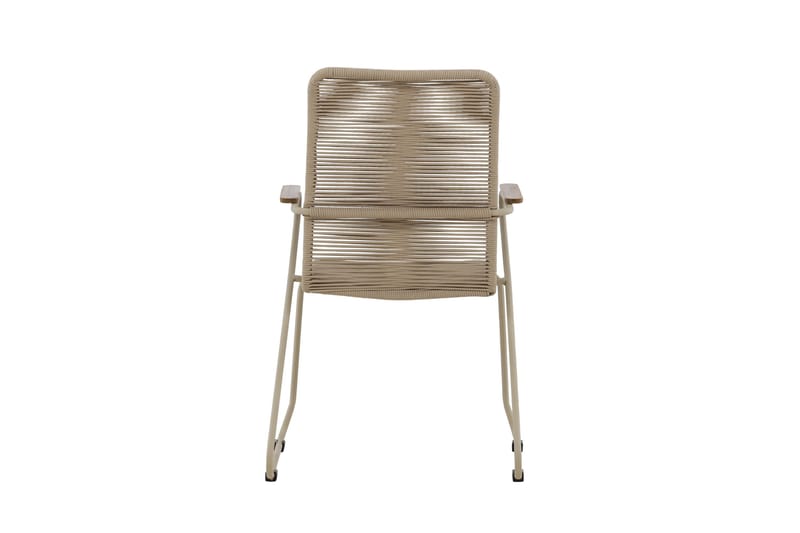 Karmstolar utomhus (med armstöd) Venture Home Bois Diningchair - Beige / Beige Rope FSC Mix Beige - Utemöbler - Balkong - Balkongmöbler - Balkongstolar