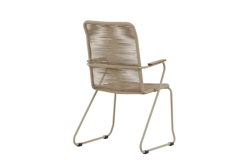 Karmstolar utomhus (med armstöd) Venture Home Bois Diningchair - Beige / Beige Rope FSC Mix Beige - Utemöbler - Balkong - Balkongmöbler - Balkongstolar