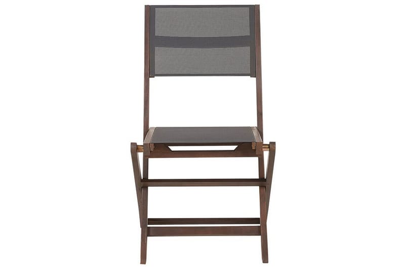 Kettelle Klappstol Utomhus 57x50x90 cm - Mörkbrun/Grå - Utemöbler - Balkong - Balkongmöbler - Balkongstolar