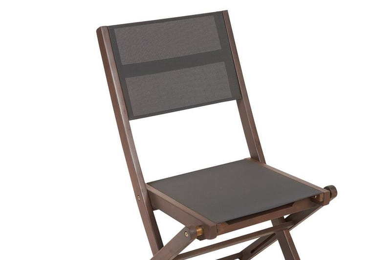 Kettelle Klappstol Utomhus 57x50x90 cm - Mörkbrun/Grå - Utemöbler - Balkong - Balkongmöbler - Balkongstolar
