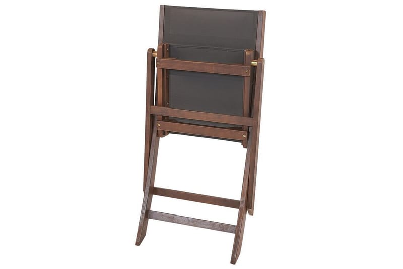 KETTELLE Klappstol Utomhus 57x50x90 cm Mörkbrun/Grå - Utemöbler - Balkong - Balkongmöbler - Balkongstolar