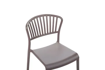Leverano Matstol Utomhus - Beige - Utemöbler - Balkong - Balkongmöbler - Balkongstolar