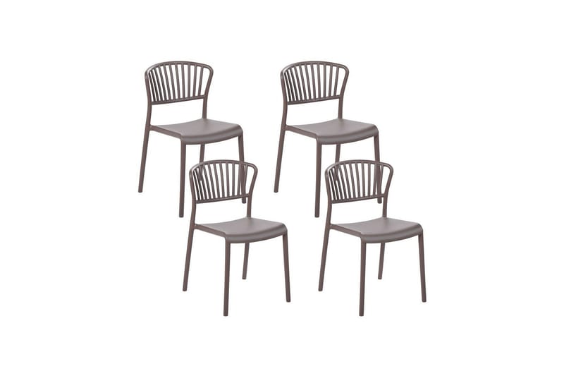 Leverano Matstol Utomhus - Beige - Utemöbler - Balkong - Balkongmöbler - Balkongstolar