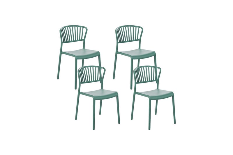 Leverano Matstol Utomhus - Grön - Utemöbler - Balkong - Balkongmöbler - Balkongstolar
