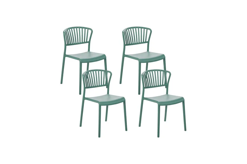 Leverano Matstol Utomhus - Grön - Utemöbler - Balkong - Balkongmöbler - Balkongstolar