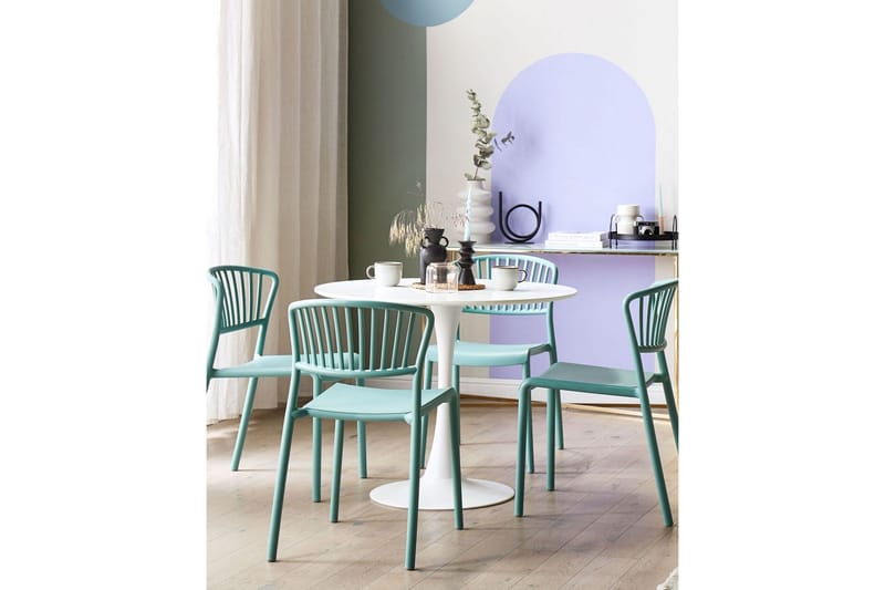 Leverano Matstol Utomhus - Grön - Utemöbler - Balkong - Balkongmöbler - Balkongstolar