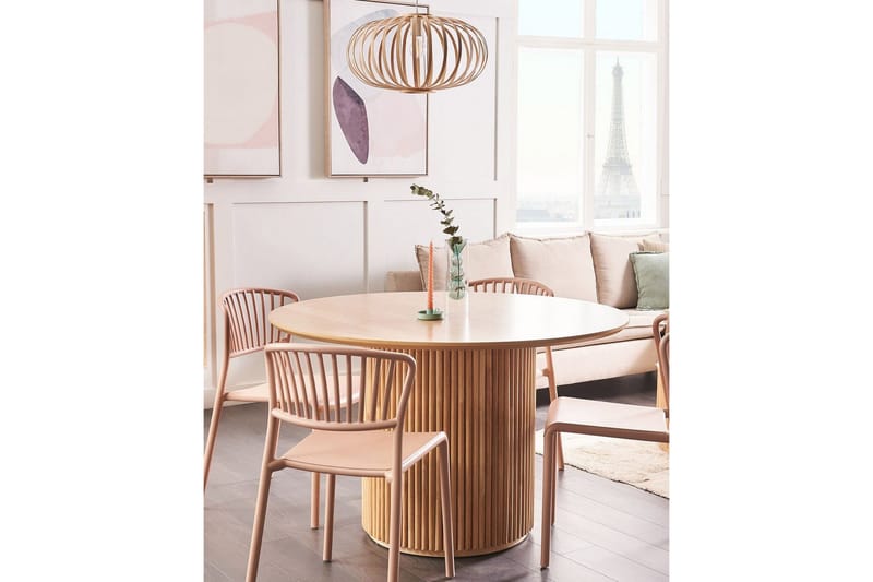 Leverano Matstol Utomhus - Rosa - Utemöbler - Balkong - Balkongmöbler - Balkongstolar