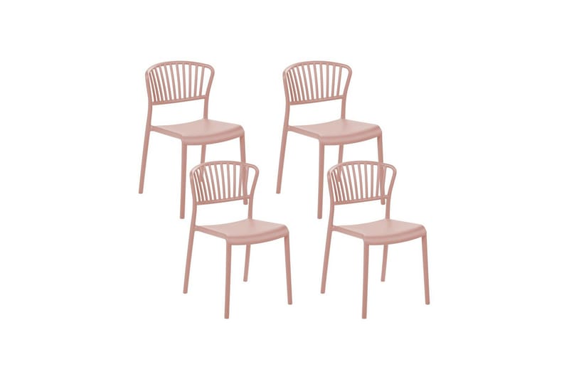 Leverano Matstol Utomhus - Rosa - Utemöbler - Balkong - Balkongmöbler - Balkongstolar