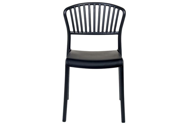 Leverano Matstol Utomhus - Svart - Utemöbler - Balkong - Balkongmöbler - Balkongstolar