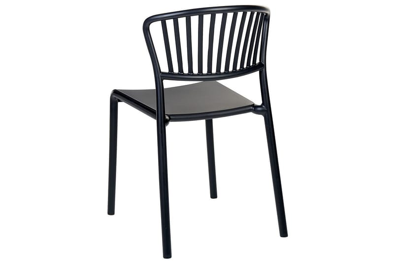Leverano Matstol Utomhus - Svart - Utemöbler - Balkong - Balkongmöbler - Balkongstolar