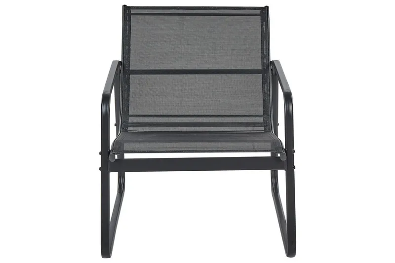 Loungegrupp Barrea Svart - Svart - Utemöbler - Balkong - Balkongmöbler - Balkonggrupper