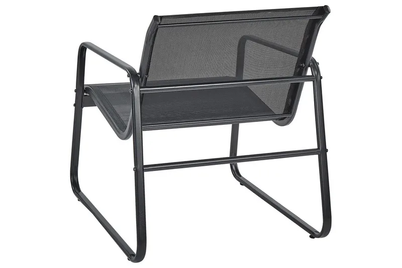 Loungegrupp Barrea Svart - Svart - Utemöbler - Balkong - Balkongmöbler - Balkonggrupper