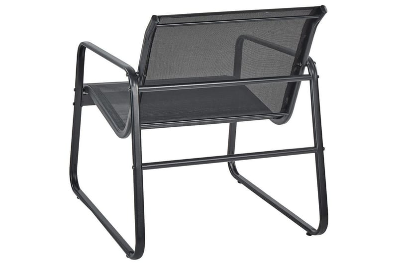 Loungegrupp Barrea Svart - Svart - Utemöbler - Utegrupp - Loungegrupp