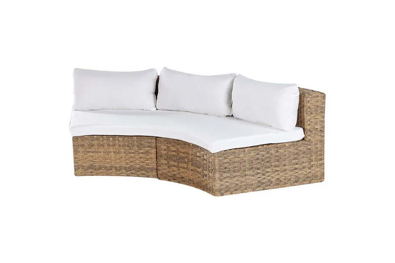 Loungegrupp Severo Brun/Vit - Brun/Vit - Utemöbler - Utegrupp - Loungegrupp