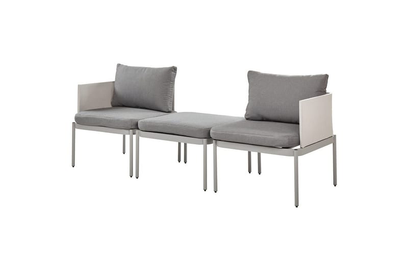 Loungegrupp Terracina Grå - Grå - Utemöbler - Balkong - Balkongmöbler - Balkonggrupper