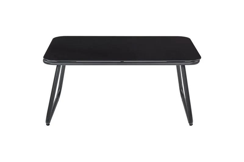 Loungegrupp Pomonte Svart/Grå - Svart/Grå - Utemöbler - Utegrupp - Loungegrupp