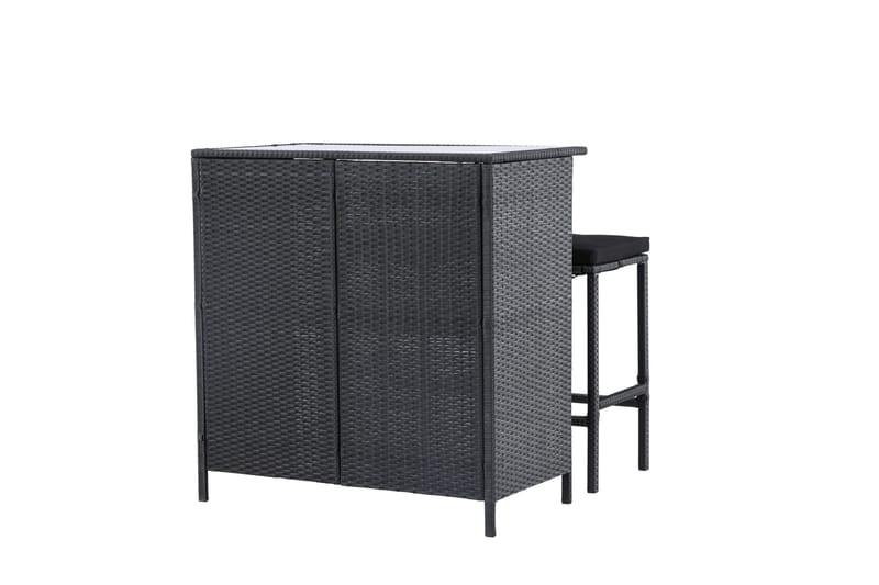 Knock Balkonggrupp 2-sits - Svart - Utemöbler - Balkong - Balkongmöbler - Balkonggrupper