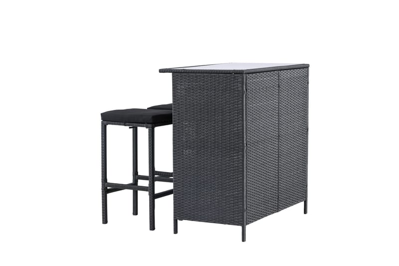 Knock Balkonggrupp 2-sits - Svart - Utemöbler - Balkong - Balkongmöbler - Balkonggrupper