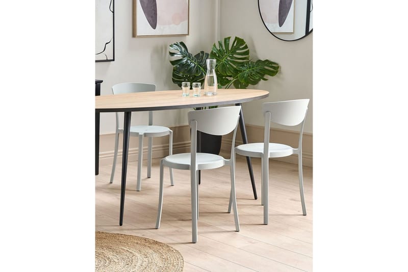 Maple Creek Matstol Utomhus - Ljusgrå - Utemöbler - Balkong - Balkongmöbler - Balkongstolar