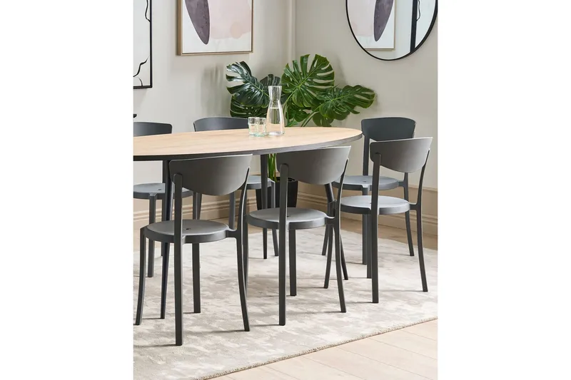 Maple Creek Matstol Utomhus - Mörkgrå - Utemöbler - Balkong - Balkongmöbler - Balkongstolar