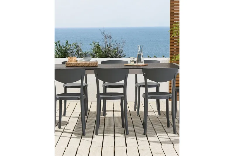 Maple Creek Matstol Utomhus - Mörkgrå - Utemöbler - Balkong - Balkongmöbler - Balkongstolar