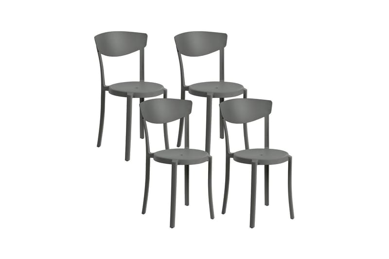 MAPLE CREEK Matstol Utomhus  Mörkgrå - Utemöbler - Balkong - Balkongmöbler - Balkongstolar