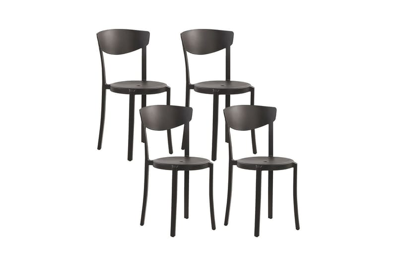 Maple Creek Matstol Utomhus - Svart - Utemöbler - Balkong - Balkongmöbler - Balkongstolar