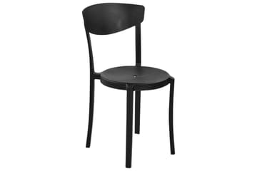 MAPLE CREEK Matstol Utomhus Svart