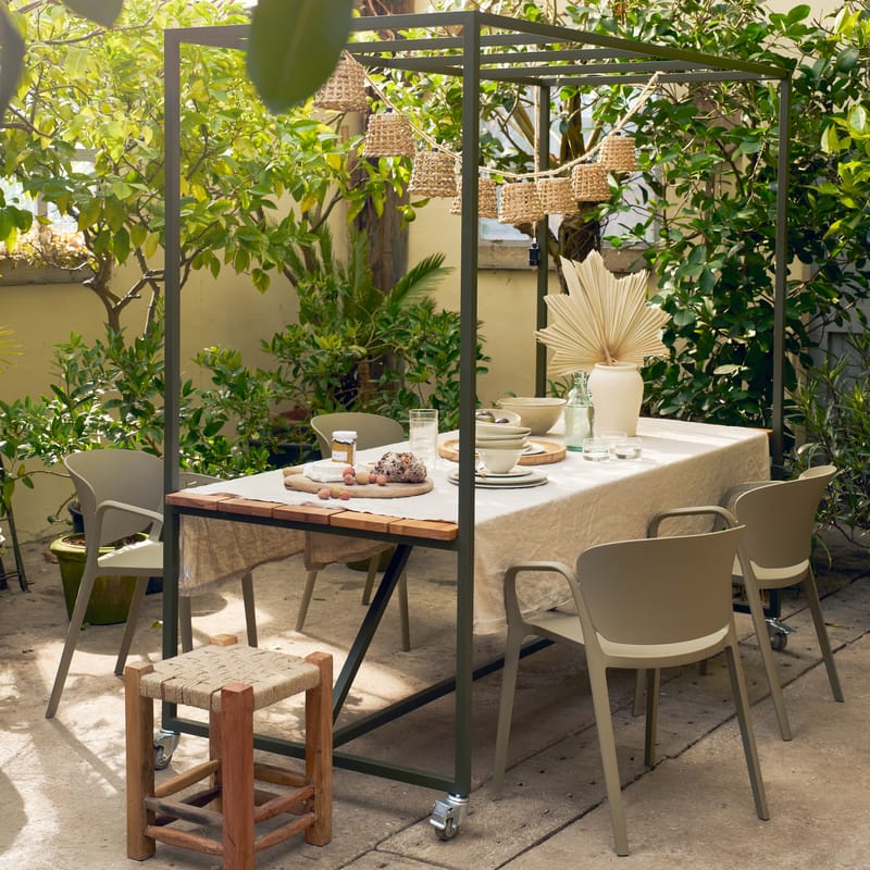 Matstol Bent Utomhus - Grön - Utemöbler - Balkong - Balkongmöbler - Balkongstolar